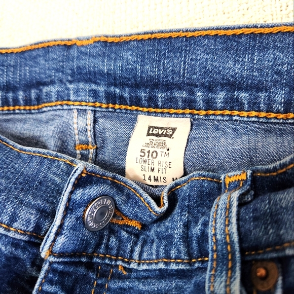 Vintage 510 Levi's Lower Rise Slim Fit Jeans Women's Size 14 - Picture 2 of 9